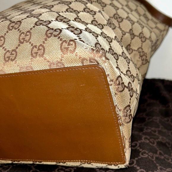 Gucci Vintage Authentic GG Monogram Vertical Tote Bag. Excellent Condition - Picture 7 of 16